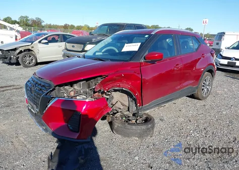 2021 Nissan Kicks Sv Xtronic Cvt from USA, damaged, VIN 3N1CP5CV9ML476062